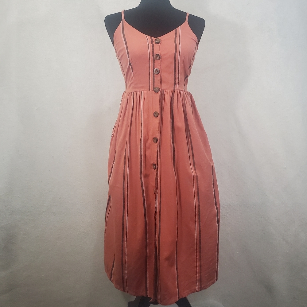 Plaid cotton dress size Medium